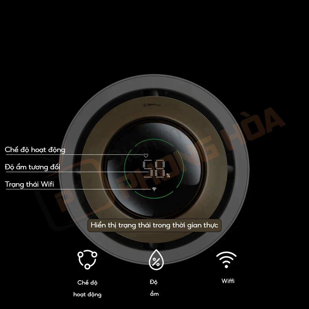 Xiaomi Smartmi Rainforest Humidifier cung cấp 3 chế độ hoạt động 