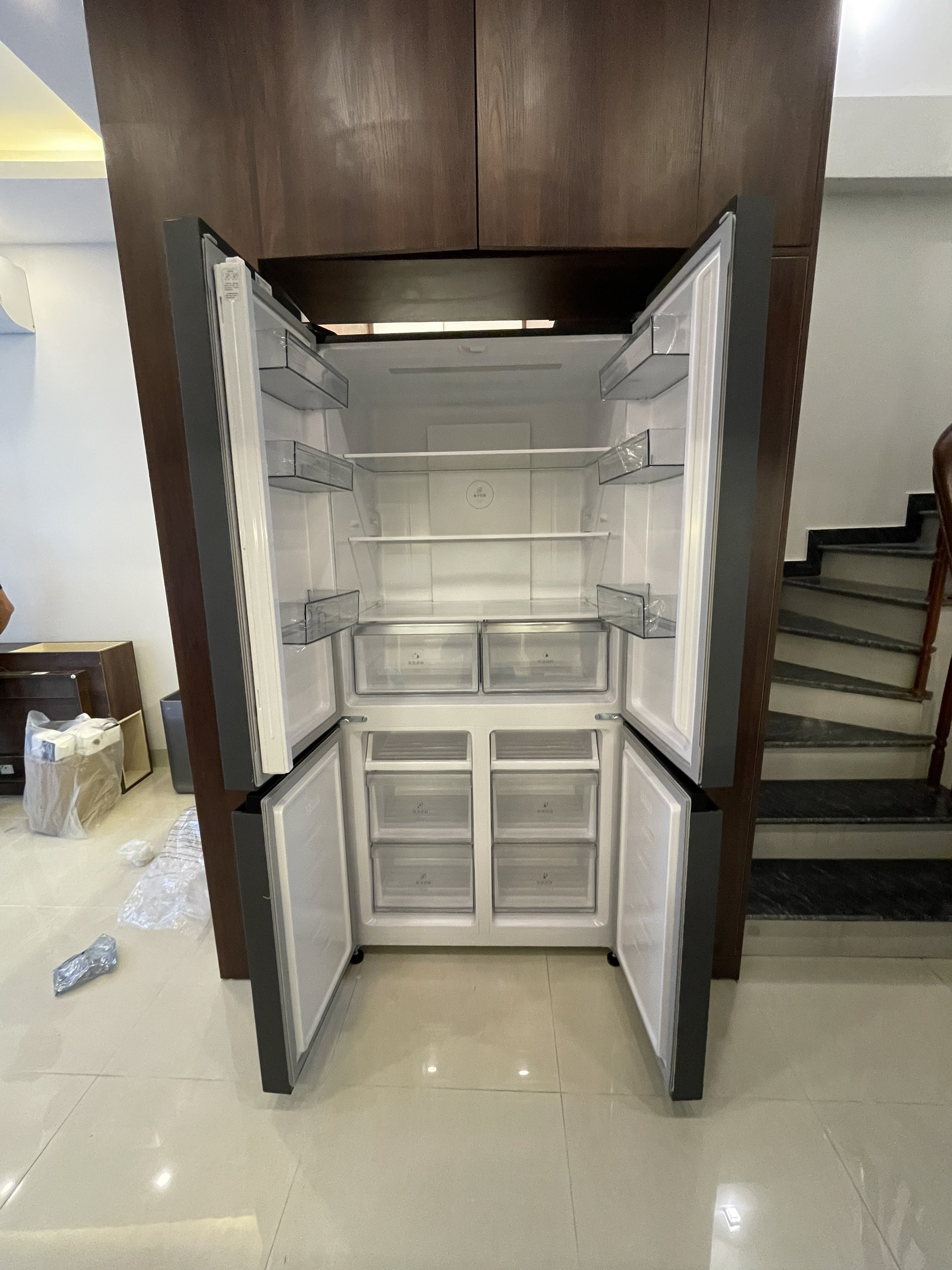 tủ lạnh 4 cánh mijia 606l