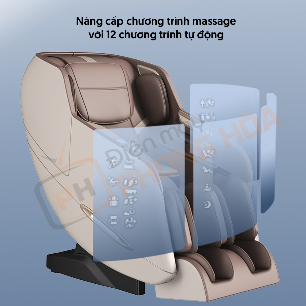 Ghế massage Joypal V2 Max với 12 chương trình tự động massage