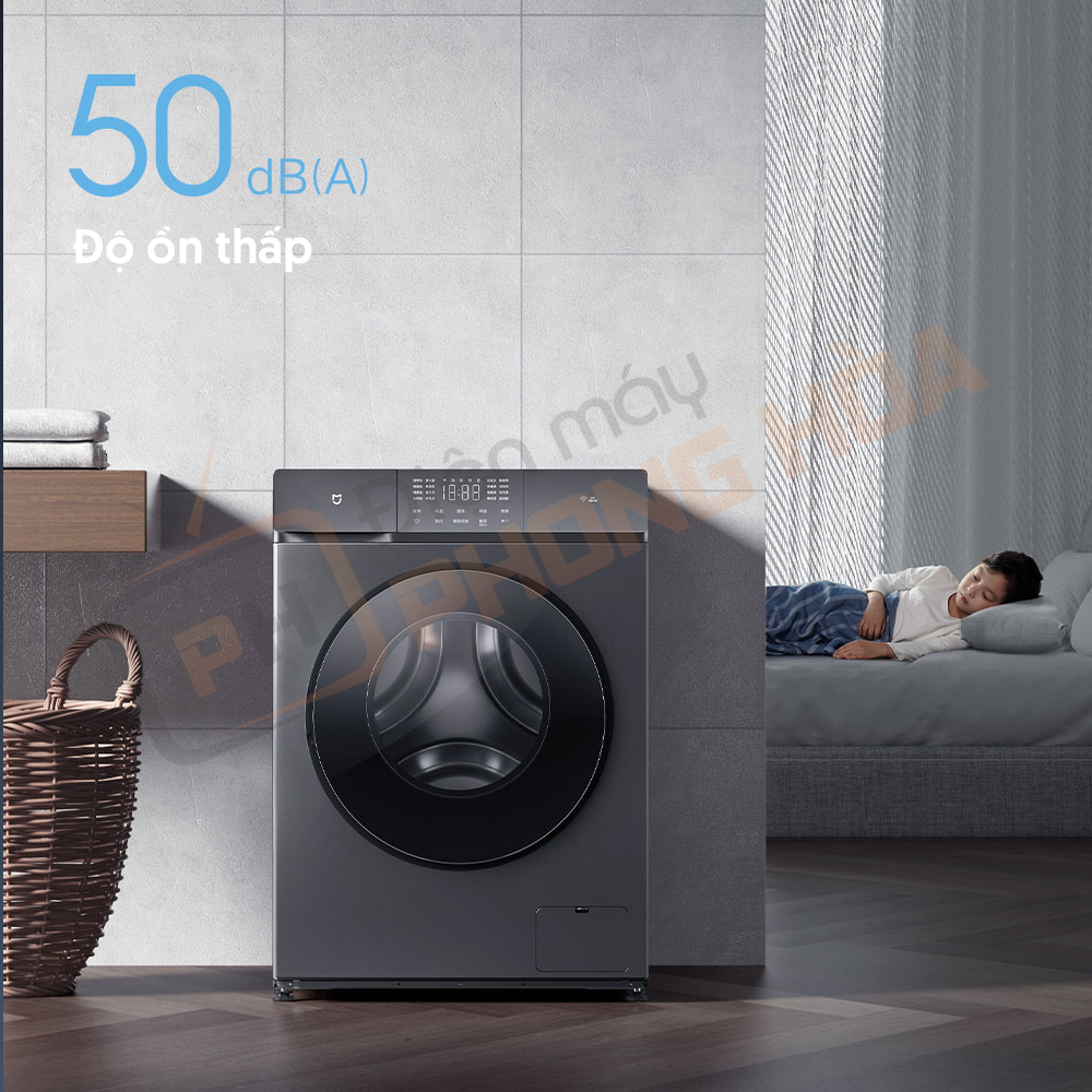 Độ ồn của máy giặt Mijia cực thấp thoải mái sử dụng