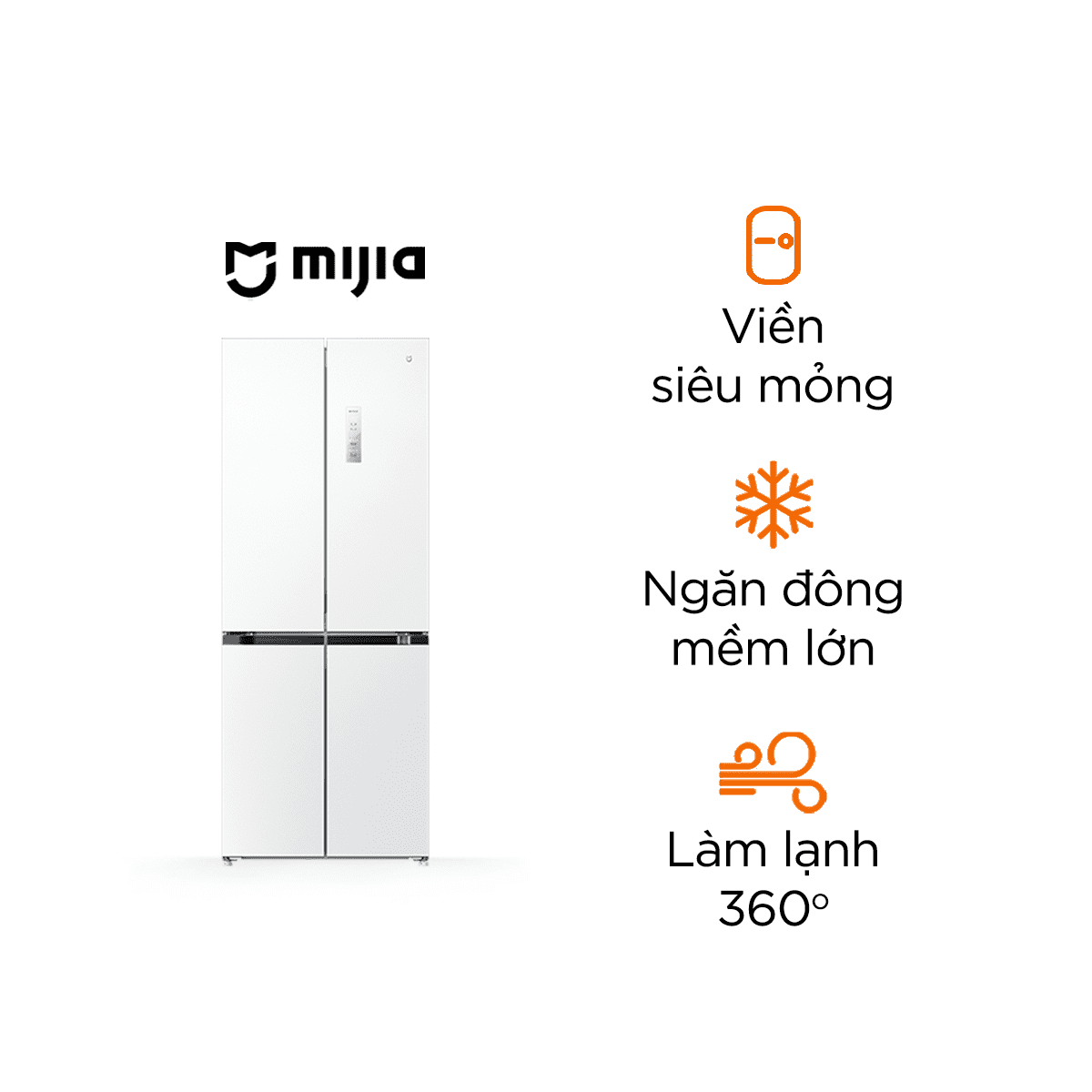 Tủ lạnh 4 cánh Mijia 439L