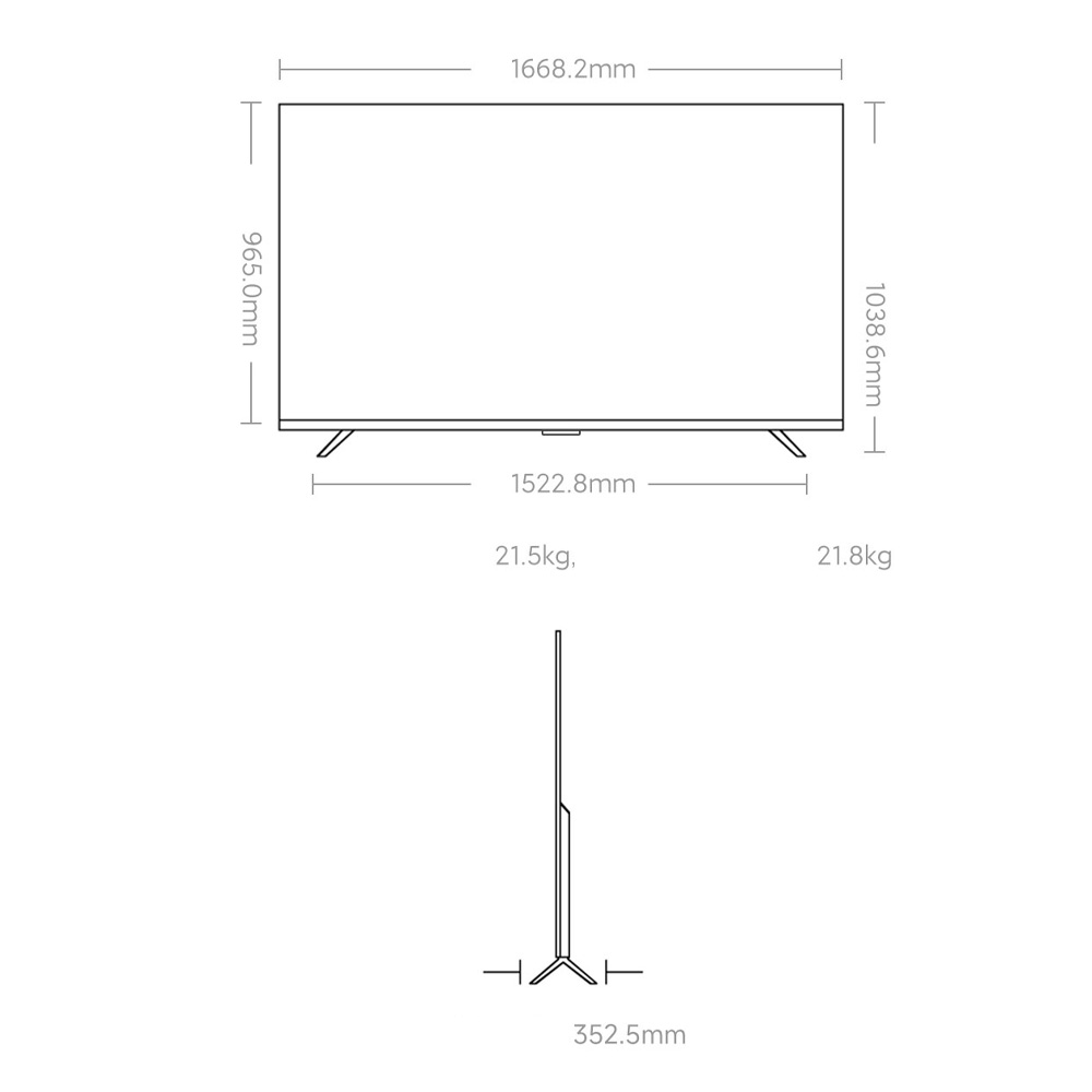 Smart Tivi Xiaomi Redmi A75 75 inch