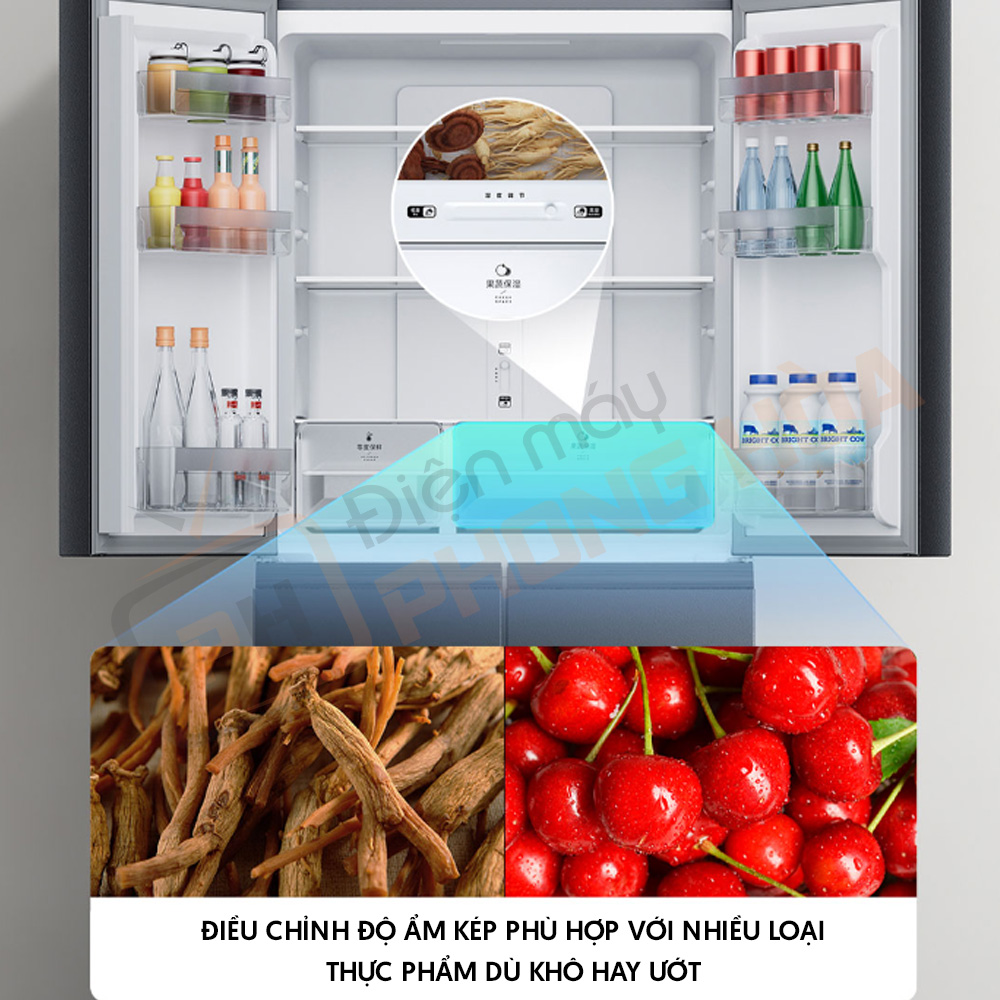 Tự động điều chỉnh nhiệt độ phù hợp từng loại thực phẩm