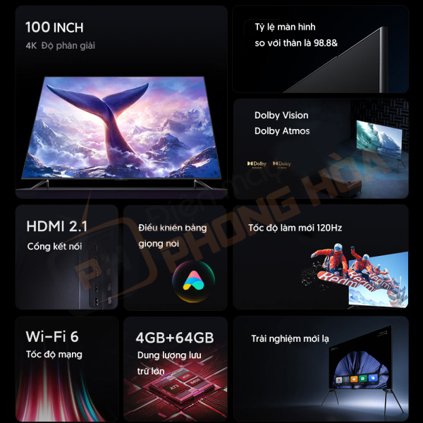 Smart Tivi Xiaomi Redmi Max100 100 inch