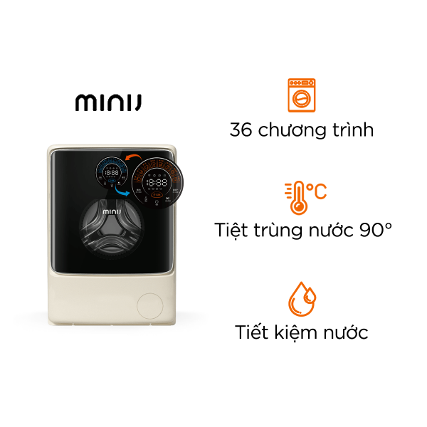 Máy Giặt Sấy Xiaomi Minij A2000 - Giặt 10kg Sấy 6kg