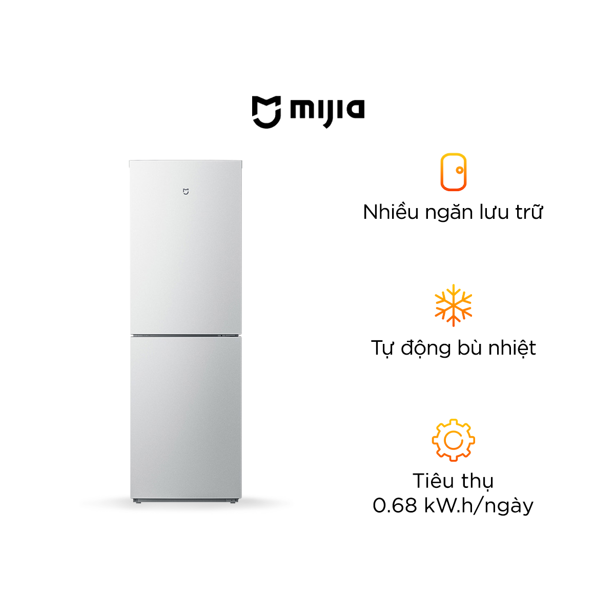 Tủ lạnh hai cánh Xiaomi Mijia 185L 