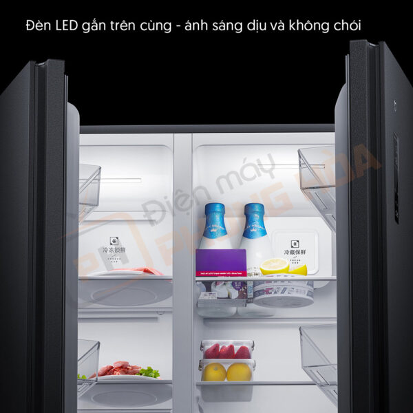 Đèn LED bên trong cho ánh sáng dịu, không chói