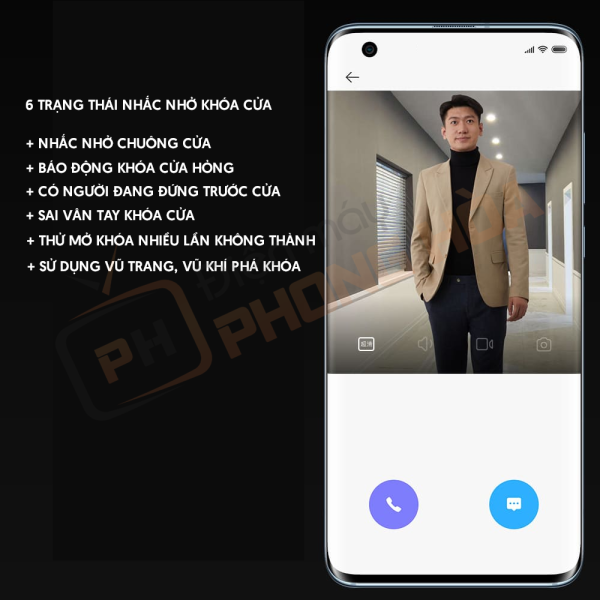 Khóa Cửa Thông Minh Xiaomi Push & Pull Pro