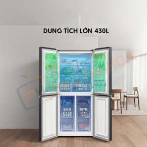 Tủ Lạnh 4 Cánh Xiaomi Mijia 430L - Tủ lạnh tiết kiệm điện hiệu quả