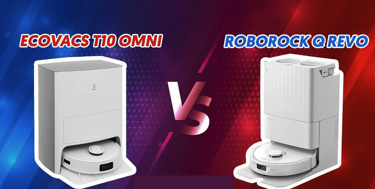 So sánh 2 mẫu Roborock Q Revo vs Ecovacs T10 Omni