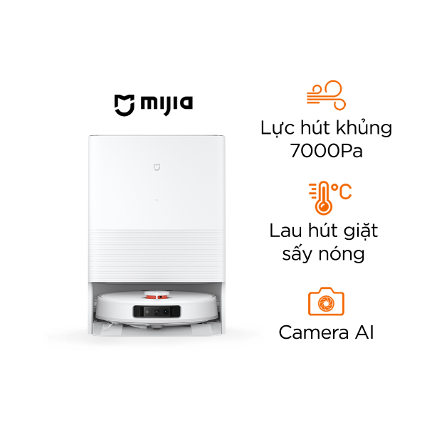 Robot Hút Bụi Lau Nhà Giặt Giẻ Mijia M30 Pro - All In One