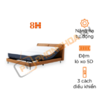 Giường Điện Và Đệm Thông Minh Milan 8H Pro DT3 (Đã bao gồm Đệm Massage 5D cao cấp)