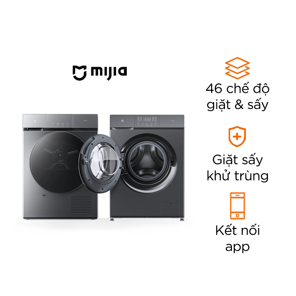 Máy Giặt Sấy Lồng Đôi Xiaomi Mijia MJ102S - Giặt 10kg Sấy 10kg