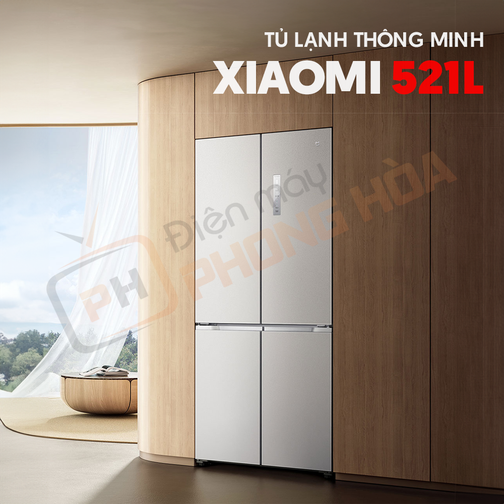 Tủ lạnh Xiaomi Mijia 521L - Ứng cử viên sáng giá cho các loại tủ lạnh tiết kiệm điện giá rẻ