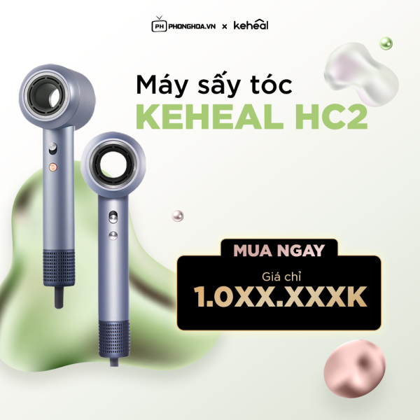 Máy sấy chăm sóc tóc Ion âm Keheal GC-HC2