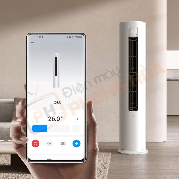 Điều hòa cây 2 chiều Xiaomi Mijia KFR-120LW/N1A3 - 5HP/45.000BTU