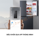 Điều khiển tủ lạnh 4 cánh Xiaomi Mijia 430L nhanh chóng và thuận tiện qua ứng dụng điện thoại