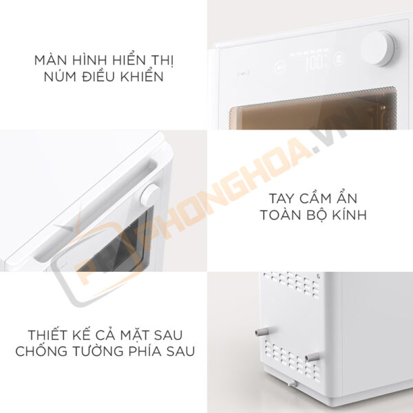 Lò hơi nước hấp, nướng Xiaomi Mijia 20L bảo vệ an toàn khi sử dụng