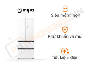 Tủ lạnh 4 cánh kiểu Pháp Xiaomi Mijia 439L