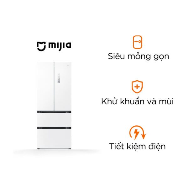 Tủ lạnh 4 cánh kiểu Pháp Xiaomi Mijia 439L