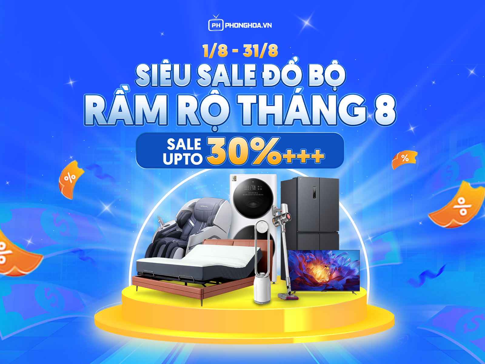 SIÊU SALE ĐỔ BỘ - RẦM RỘ THÁNG 8