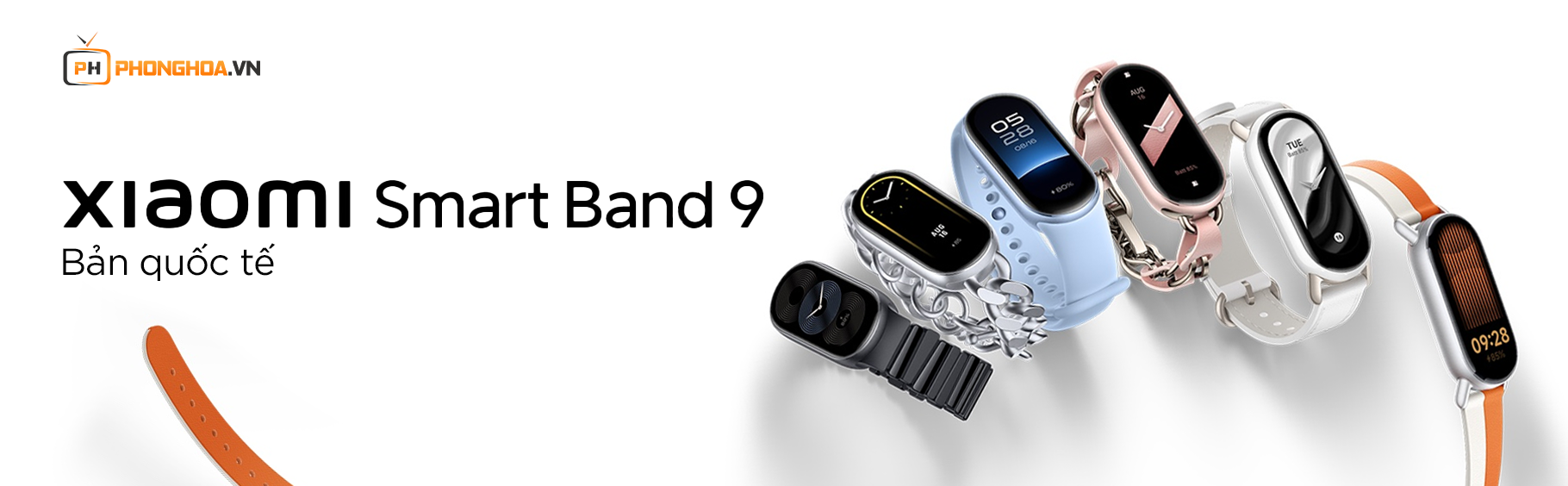 Vòng đeo tay Smart Xiaomi Miband 9 - Bản Quốc Tế