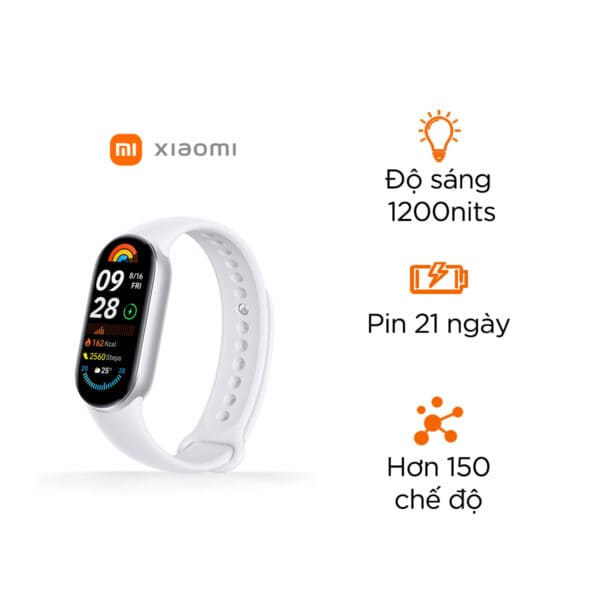 Xiaomi Mi Band 9 ra mắt bản màu trắng gốm