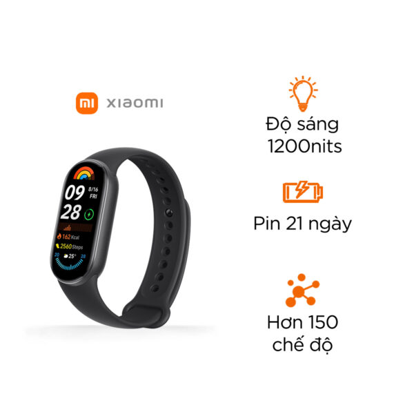 Vòng đeo tay Smart Xiaomi Miband 9 - Bản Quốc Tế