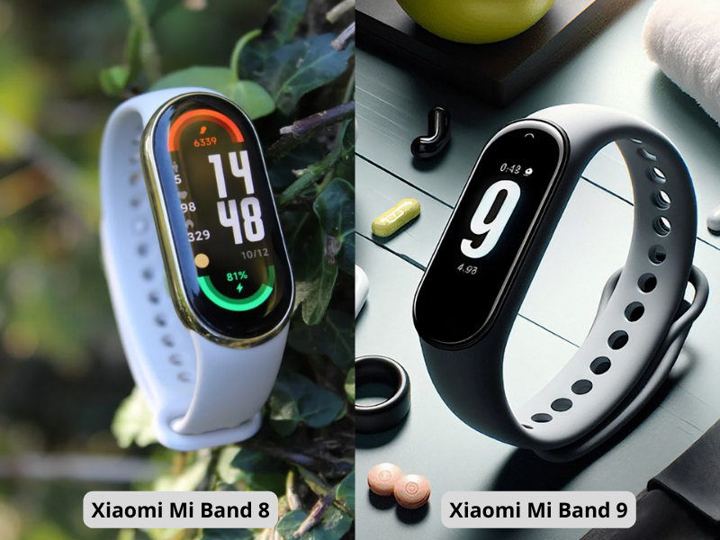 So sánh Xiaomi Band 8 và Xiaomi Band 9 