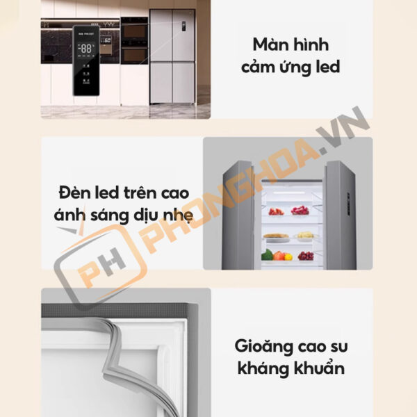 Tủ lạnh Xiaomi Mijia 501L trang bị tính năng cảnh báo cửa mở