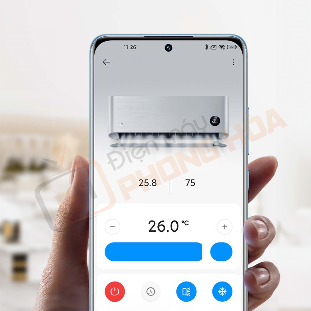 Điều khiển điều hòa Xiaomi Mijia M3A1 bằng app