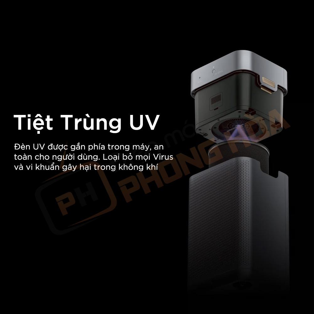 Tiệt trùng bằng tia UV từ máy lọc không khí Jya Fjord