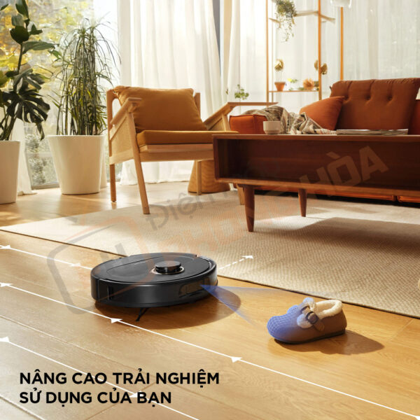 Nhận diện và tránh chướng ngại vật, hút bụi chính xác