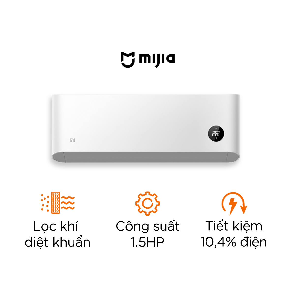 Điều Hòa 2 Chiều Xiaomi Mijia KFR-35GW/N1A3 – 1.5HP/12000BTU