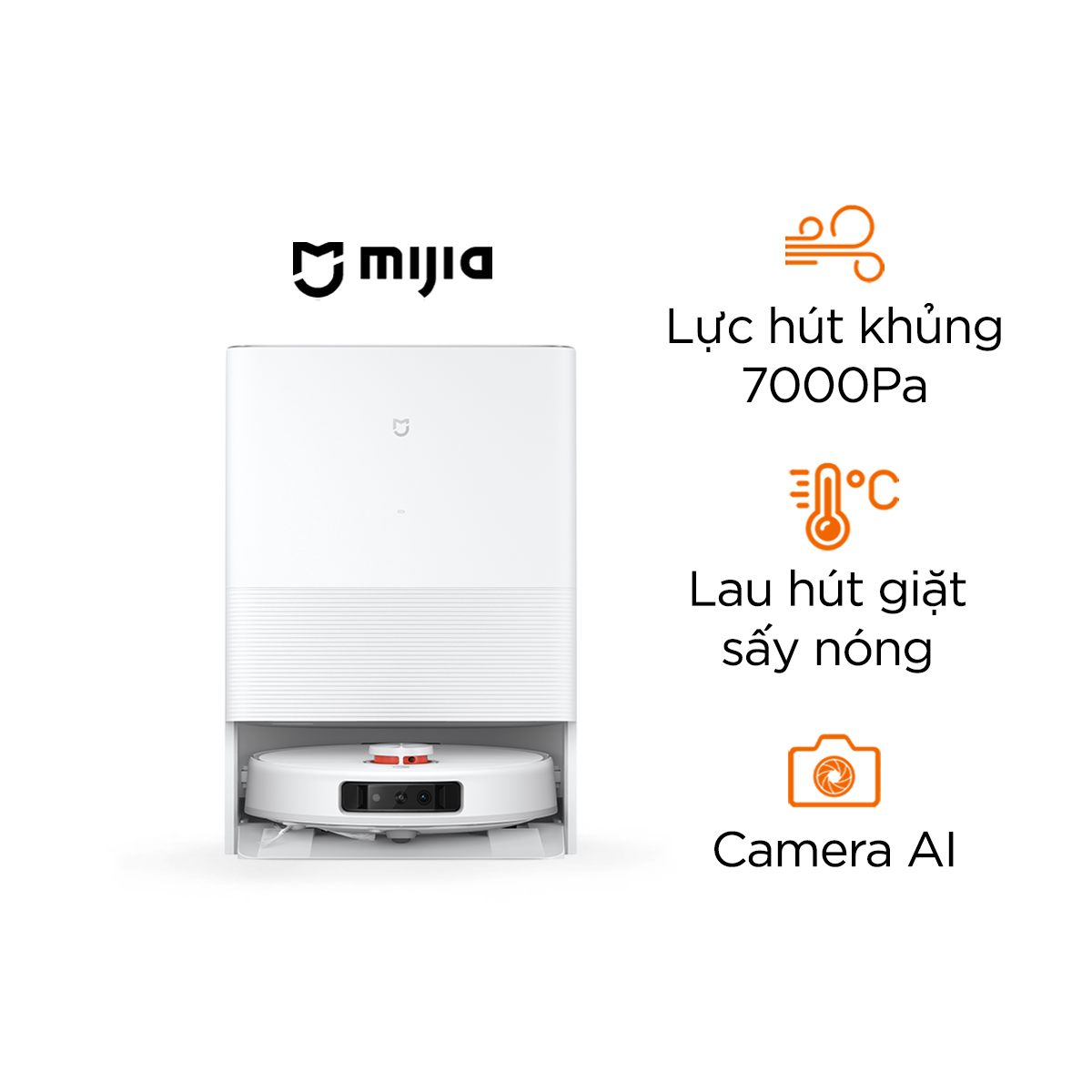 Robot Hút Bụi Lau Nhà Giặt Giẻ Xiaomi Mijia M30 Pro – All In One-Bản Nội Địa