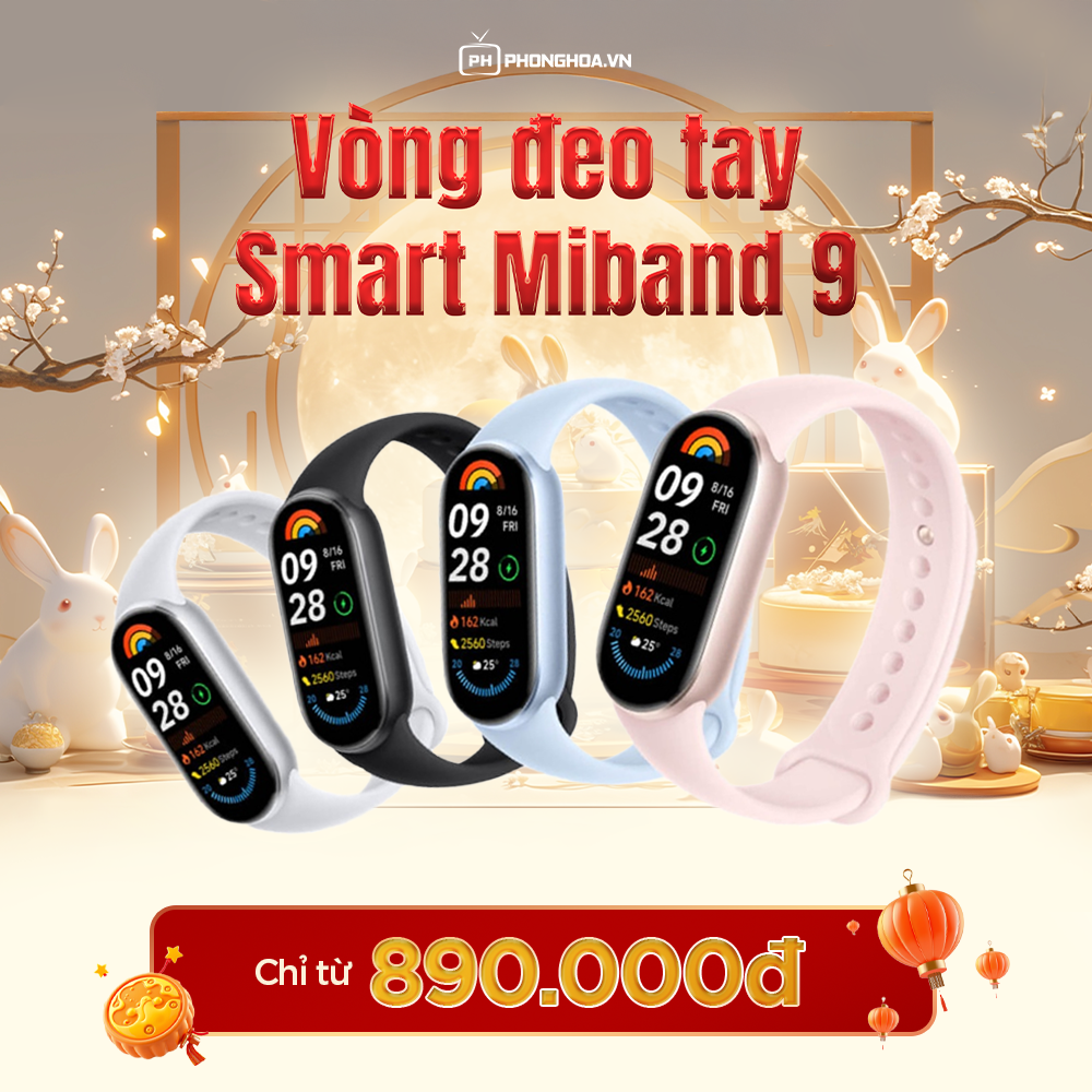 Siêu sale Trung thu với đồng hồ đeo tay Miband 9