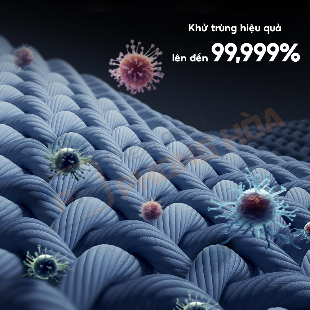 Diệt khuẩn lên đến 99,999%