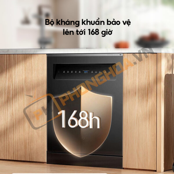 Bảo quản kháng khuẩn lâu dài tới 168 giờ