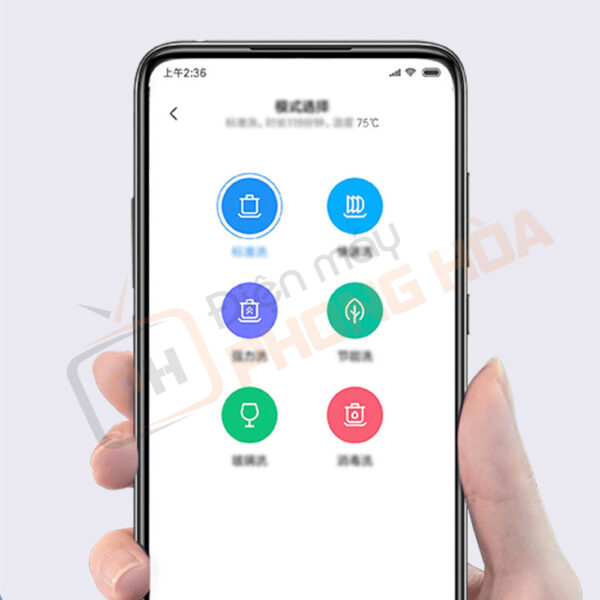 Kết nối qua app điều khiển từ xa tiện lợi