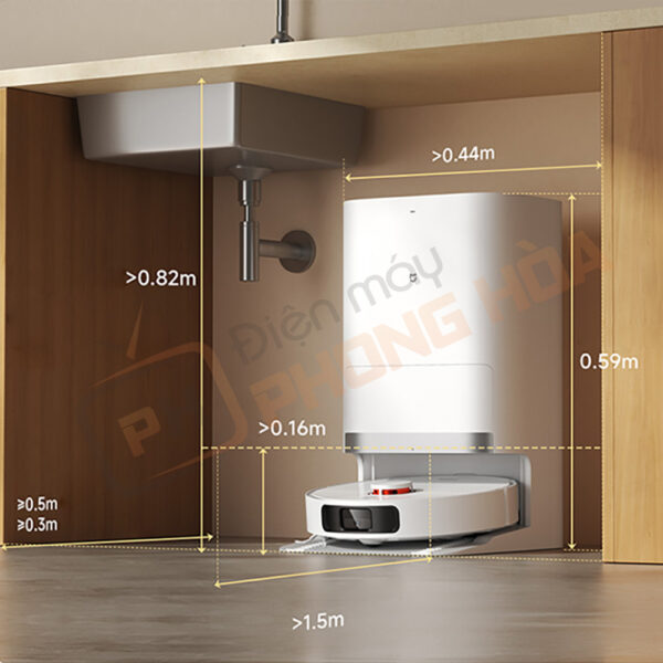 Robot hút bụi lau nhà Xiaomi Mijia Vacuum Mop 2 (Bản Nội Địa của Robot X20+)