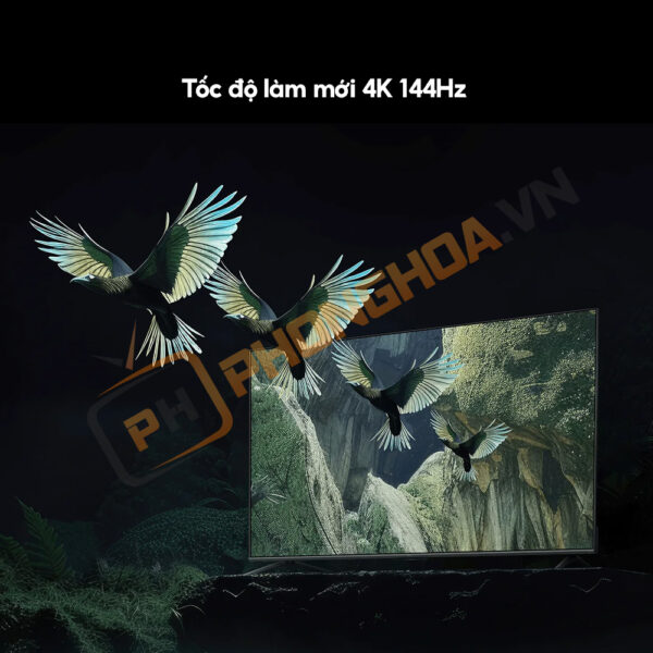 Màn hình 4K cùng tần số quét 144Hz