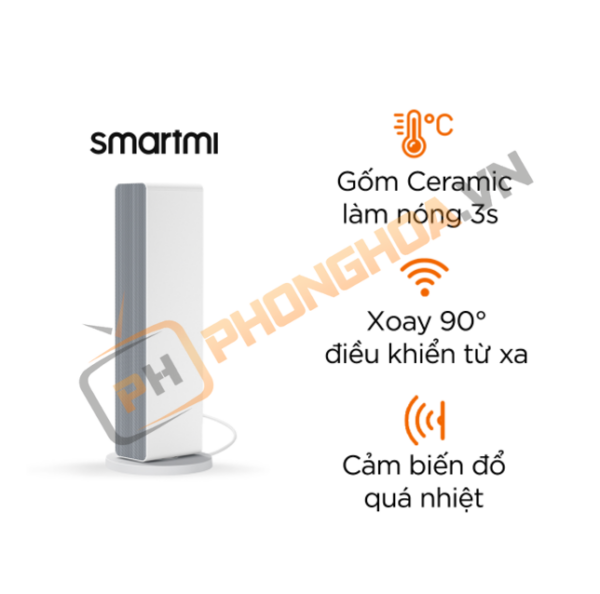 Quạt Sưởi Đứng Xiaomi Thông Minh Smartmi ZNNFJ07ZM