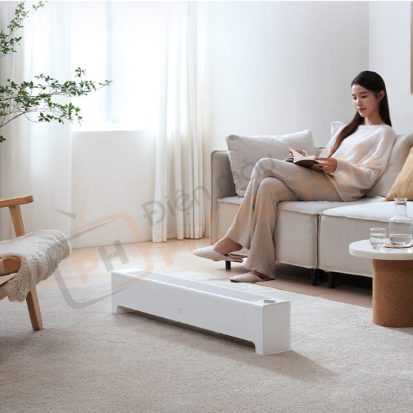 Máy sưởi Xiaomi Mijia Baseboard 2 với thiết kế tối giản và sang trọng