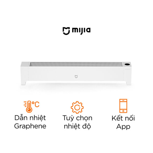 Máy sưởi Xiaomi Mijia Graphene 2 TJXDNQ08ZM - Màn hình cảm ứng