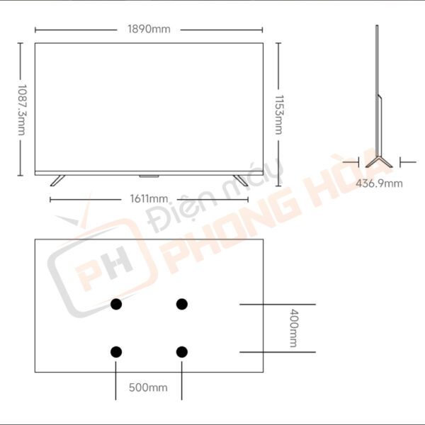 Smart Tivi Xiaomi Max 85 2025 - Bản Quốc Tế