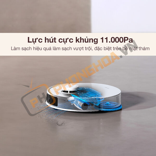 Lực hút 10.000 PA cho sàn nhà sạch hoàn hảo