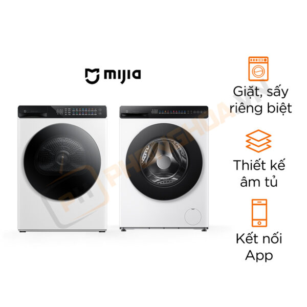 Combo máy giặt sấy Xiaomi Mijia MJ106+ MJ104 giặt 10kg sấy 10kg