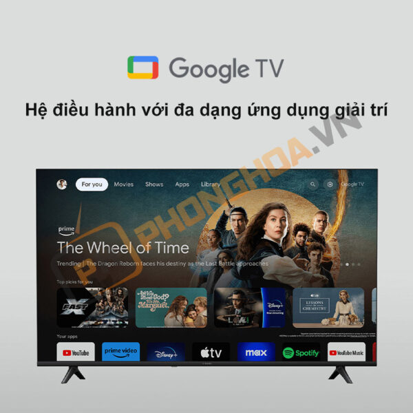 Google TV mở ra thế giới giải trí yêu thích