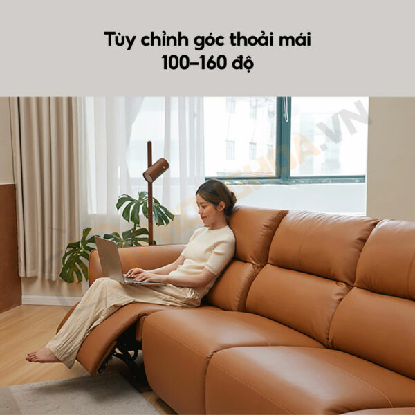 Tùy chỉnh góc thoải mái 100 - 160° – Đáp ứng mọi nhu cầu thư giãn