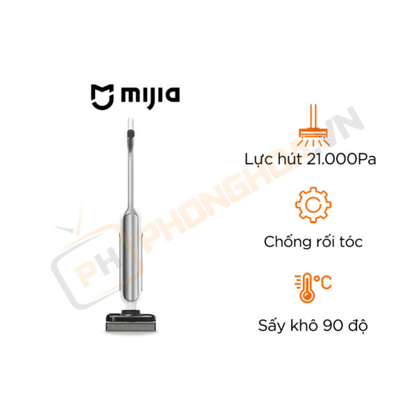 Máy hút bụi khô ướt Xiaomi Mijia 4 Pro - Lực hút 21000Pa